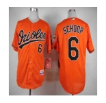 mlb jerseys baltimore orioles #6 schoop orange