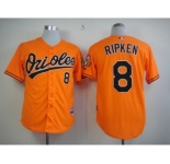 mlb jerseys baltimore orioles #8 ripken orange