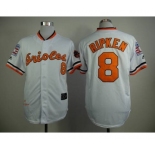 mlb jerseys baltimore orioles #8 ripken white[1970 m&n]