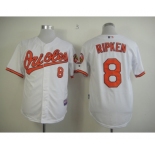 mlb jerseys baltimore orioles #8 ripken white
