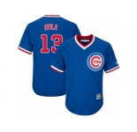 Chicago Cubs #13 Alex Avila Replica Royal Blue Cooperstown Cool Base MLB Jersey