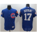 Chicago Cubs #17 Kris Bryant Royal 2017 Spring Training Flexbase Authentic Collection Stitched Baseball Jersey