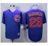 Chicago Cubs #23 Ryne Sandberg Blue New Cool Base Stitched MLB Jersey