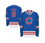 Chicago Cubs #9 Javier Baez Blue Long Sleeve Stitched MLB Jersey