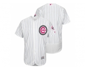 Chicago Cubs Blank White Home 2016 Mother's Day Flex Base Jersey