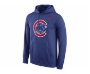Chicago Cubs Nike Logo Performance Pullover Royal MLB Hoodie