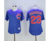 Men Chicago Cubs #23 Ryne Sandberg Majestic blue Flexbase Authentic Collection Player Jersey