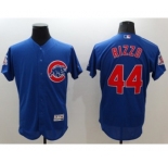 Men Chicago Cubs #44 Anthony Rizzo Majestic blue Flexbase Authentic Collection Player Jersey