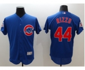 Men Chicago Cubs #44 Anthony Rizzo Majestic blue Flexbase Authentic Collection Player Jersey