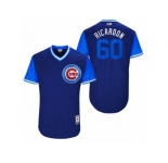 Men's 2017 Little League World Series Cubs Felix Pena #60 Ricardon Royal Jersey