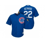 Men's Chicago Cubs #22 Jason Heyward 2017 Spring Training Cool Base Stitched MLB Jersey