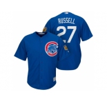Men's Chicago Cubs #27 Addison Russell 2017 Spring Training Cool Base Stitched MLB Jersey