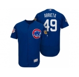Men's Chicago Cubs #49 Jake Arrieta 2017 Spring Training Flex Base Authentic Collection Stitched Baseball Jersey