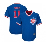 Men's Majestic Chicago Cubs #11 Drew Smyly Replica Royal Blue Cooperstown Cool Base MLB Jersey