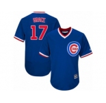 Men's Majestic Chicago Cubs #17 Mark Grace Replica Royal Blue Cooperstown Cool Base MLB Jersey