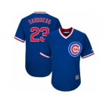 Men's Majestic Chicago Cubs #23 Ryne Sandberg Replica Royal Blue Cooperstown Cool Base MLB Jersey