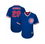 Men's Majestic Chicago Cubs #28 Kyle Hendricks Royal Blue Cooperstown Flexbase Authentic Collection MLB Jersey