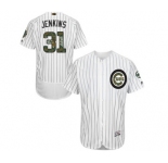 Men's Majestic Chicago Cubs #31 Fergie Jenkins Authentic White 2016 Memorial Day Fashion Flex Base MLB Jersey
