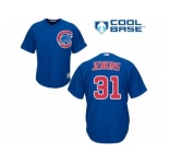 Men's Majestic Chicago Cubs #31 Fergie Jenkins Replica Royal Blue Alternate Cool Base MLB Jersey