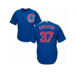 Men's Majestic Chicago Cubs #37 Brett Anderson Replica Royal Blue Alternate Cool Base MLB Jersey