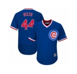Men's Majestic Chicago Cubs #44 Anthony Rizzo Royal Blue Flexbase Authentic Collection Cooperstown MLB Jersey