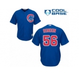Men's Majestic Chicago Cubs #56 Hector Rondon Replica Royal Blue Alternate Cool Base MLB Jersey
