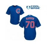 Men's Majestic Chicago Cubs #70 Joe Maddon Replica Royal Blue Alternate Cool Base MLB Jersey