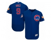 Men's Majestic Chicago Cubs #9 Javier Baez Royal Blue Flexbase Authentic Collection MLB Jersey