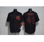 hicago Cubs #44 Anthony Rizzo Black Cool Base Stitched MLB Jersey