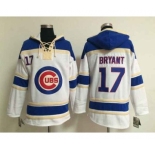 mlb jerseys chicago cubs #17 bryant blue-white[pullover hooded sweatshirt]