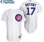 mlb jerseys chicago cubs #17 bryant white[blue strip]