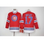 mlb jerseys chicago cubs #17 kris bryant red long sleeve