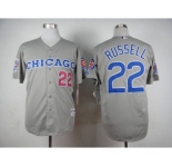 mlb jerseys chicago cubs #22 russell grey[m&n 1990][russell]