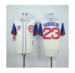 mlb jerseys chicago cubs #23 sandberg white[2015 new]