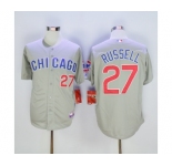 mlb jerseys chicago cubs #27 addison russell grey