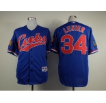mlb jerseys chicago cubs #34 lester blue[lester][1994 m&n]