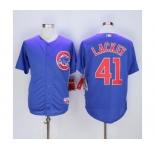mlb jerseys chicago cubs #41 john lackey blue[lackey]