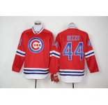 mlb jerseys chicago cubs #44 anthony rizzo red long sleeve