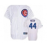 mlb jerseys chicago cubs #44 rizzo white[blue strip]