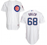 mlb jerseys chicago cubs #68 soler white[blue strip]