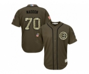 mlb jerseys chicago cubs #70 maddon green salute to service