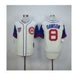 mlb jerseys chicago cubs #8 dawson white[2015 new]