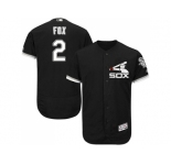 Chicago White Sox #2 Nellie Fox Black Flexbase Authentic Collection Stitched MLB Jersey