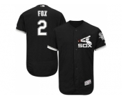 Chicago White Sox #2 Nellie Fox Black Flexbase Authentic Collection Stitched MLB Jersey