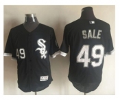 Chicago White Sox #49 Chris Sale Black Flexbase Authentic Collection Stitched Baseball Jersey