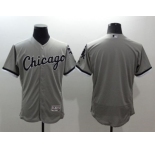 Chicago White Sox Blank Grey Flexbase Authentic Collection Stitched Baseball Jersey