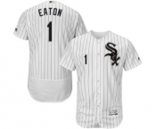 Men Chicago White Sox #1 Adam Eaton Majestic White Flexbase Authentic Collection Player Jersey