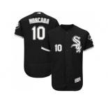Men Chicago White Sox #10 Yoan Moncada Black Flexbase Authentic Collection Stitched MLB Jersey