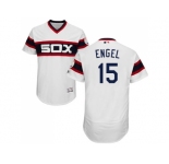 Men Chicago White Sox #15 Adam Engel White Flexbase Authentic Collection Alternate Home Stitched MLB Jerseys
