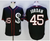 Men Chicago White Sox #45 Michael Jordan Black 2016 Official Cool Base Jersey